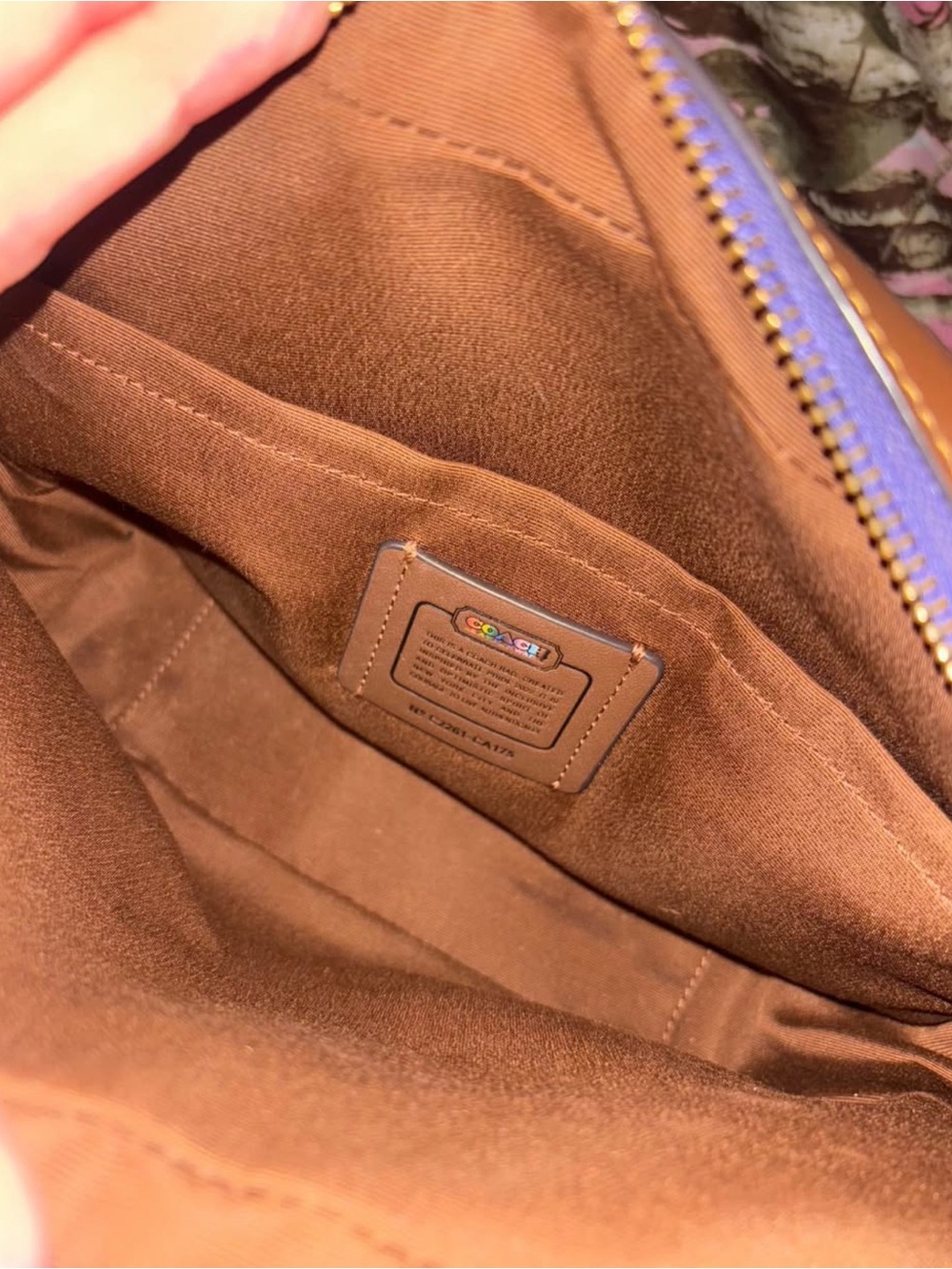 Coach Rainbow Bag - Brown Multicolor - Picture 3 of 3